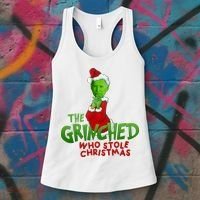 The Grinched Who Stole Christmas Funny Joe Biden Women's Tank Top thumb 3
