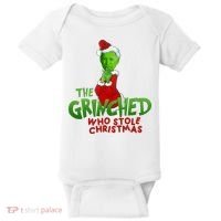 The Grinched Who Stole Christmas Funny Joe Biden Baby Bodysuit thumb 0