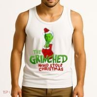 The Grinched Who Stole Christmas Funny Joe Biden Tank Top thumb 3