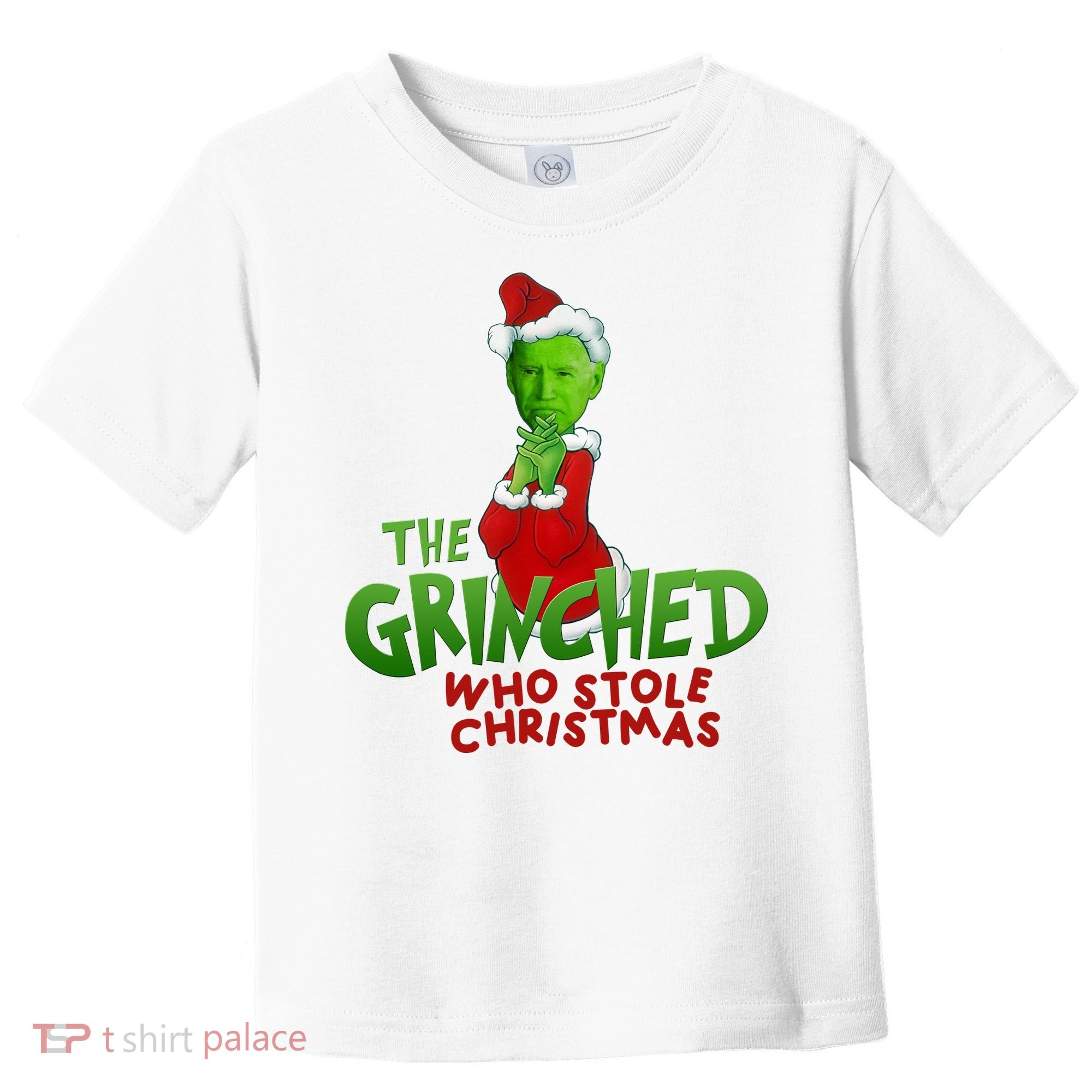 The Grinched Who Stole Christmas Funny Joe Biden Toddler T-Shirt