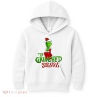 The Grinched Who Stole Christmas Funny Joe Biden Kids Hoodie thumb 0
