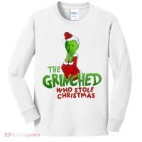 The Grinched Who Stole Christmas Funny Joe Biden Kids Long Sleeve Shirt thumb 0