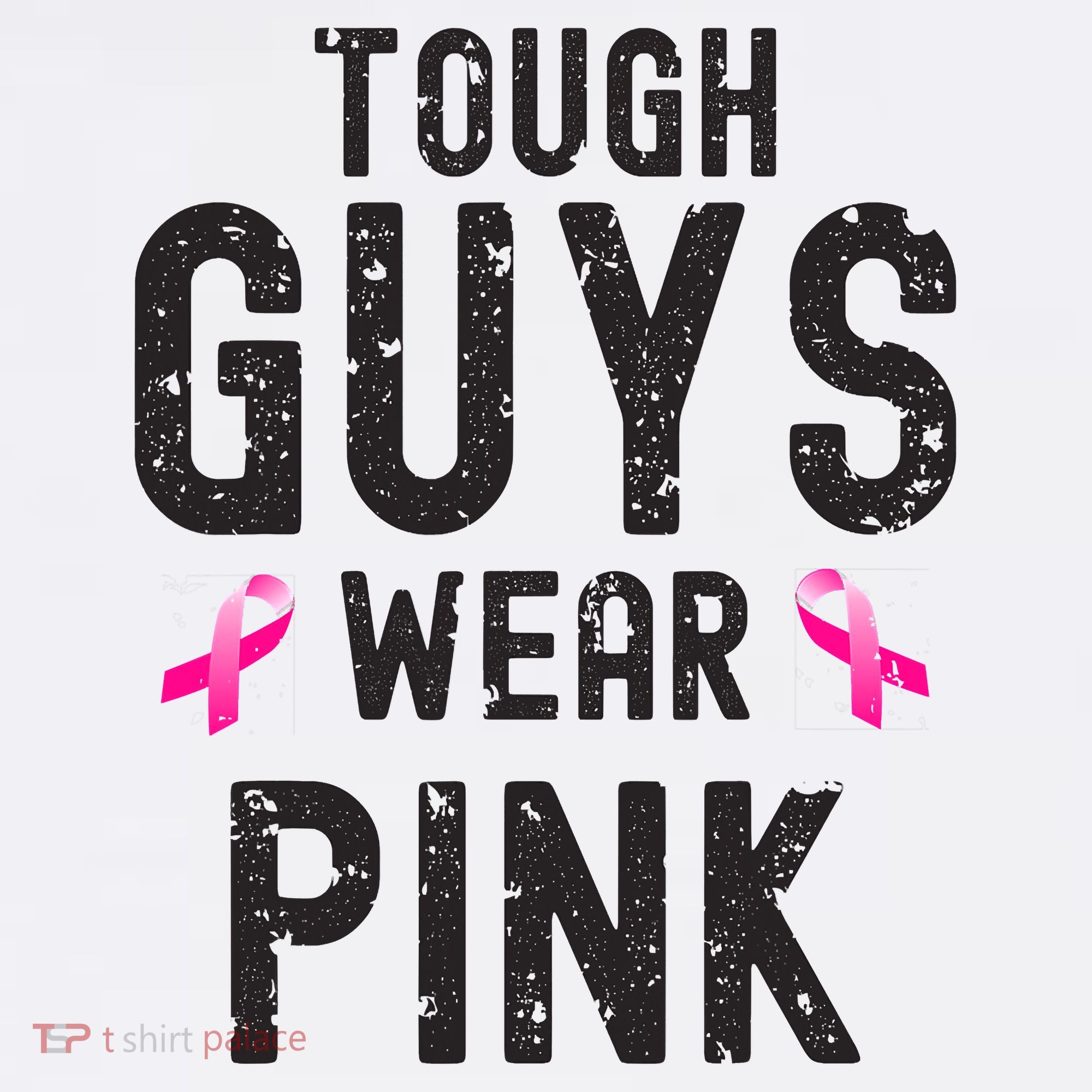 Tough Guys Wear Pink Cancer Awareness Tough Man Or Boy Women's Tank Top