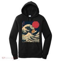 The Great Wave Off Kanagawa Capybara Surfing Japanese Otaku Women's Hoodie thumb 0