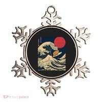 The Great Wave Off Kanagawa Capybara Surfing Japanese Otaku Ornament thumb 0