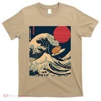 The Great Wave Off Kanagawa Capybara Surfing Japanese Otaku T-Shirt thumb 0