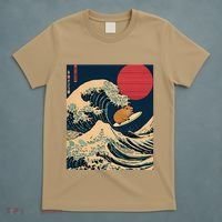 The Great Wave Off Kanagawa Capybara Surfing Japanese Otaku T-Shirt thumb 5