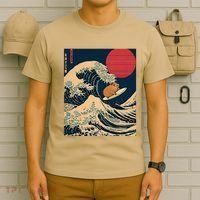 The Great Wave Off Kanagawa Capybara Surfing Japanese Otaku T-Shirt thumb 6
