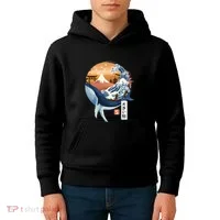 The Great Whale Copy Kids Hoodie thumb 4