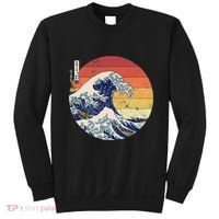 The Great Wave Kanagawa Hokusai Japanese Retro Sweatshirt thumb 0