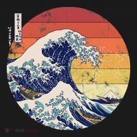 The Great Wave Kanagawa Hokusai Japanese Retro Women's Hoodie thumb 2