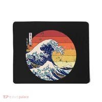 The Great Wave Kanagawa Hokusai Japanese Retro Mousepad thumb 0