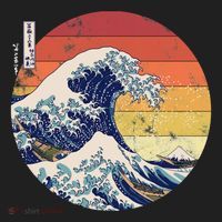 The Great Wave Kanagawa Hokusai Japanese Retro Hat thumb 2