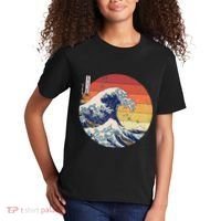 The Great Wave Kanagawa Hokusai Japanese Retro Kids T-Shirt thumb 2