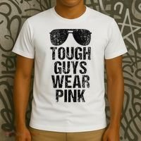 Tough Guys Wear Pink T-Shirt thumb 3
