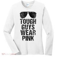 Tough Guys Wear Pink Women's Long Sleeve Shirt thumb 0