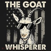 The Goat Whisperer USA American Flag Farm Women's Hoodie thumb 2