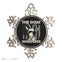 The Goat Whisperer USA American Flag Farm Ornament thumb 0