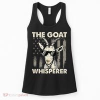 The Goat Whisperer USA American Flag Farm Women's Tank Top thumb 0