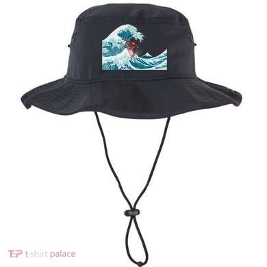 The Great Wave Off Kanagawa Samurai Surfing Cool Gift Japan Surf Gift Bucket Hat