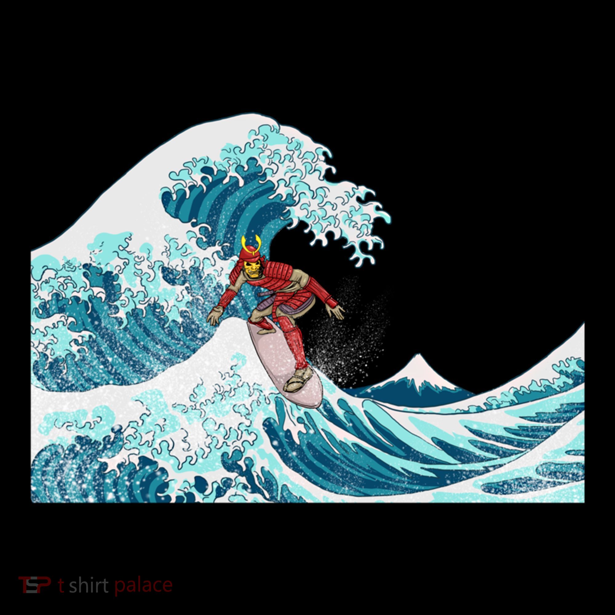 The Great Wave Off Kanagawa Samurai Surfing Cool Gift Japan Surf Gift Coffee Mug
