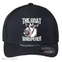 The Goat Whisperer Funny Goat Lover Farmer Gift Flexfit Unipanel Trucker Cap thumb 0