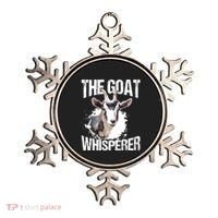 The Goat Whisperer Funny Goat Lover Farmer Gift Ornament thumb 0