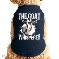 The Goat Whisperer Funny Goat Lover Farmer Gift Doggie Tank thumb 0