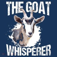 The Goat Whisperer Funny Goat Lover Farmer Gift USA-Made Doggie Bandana thumb 2