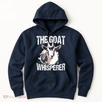 The Goat Whisperer Funny Goat Lover Farmer Gift Hoodie thumb 0