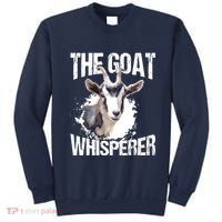 The Goat Whisperer Funny Goat Lover Farmer Gift Sweatshirt thumb 0