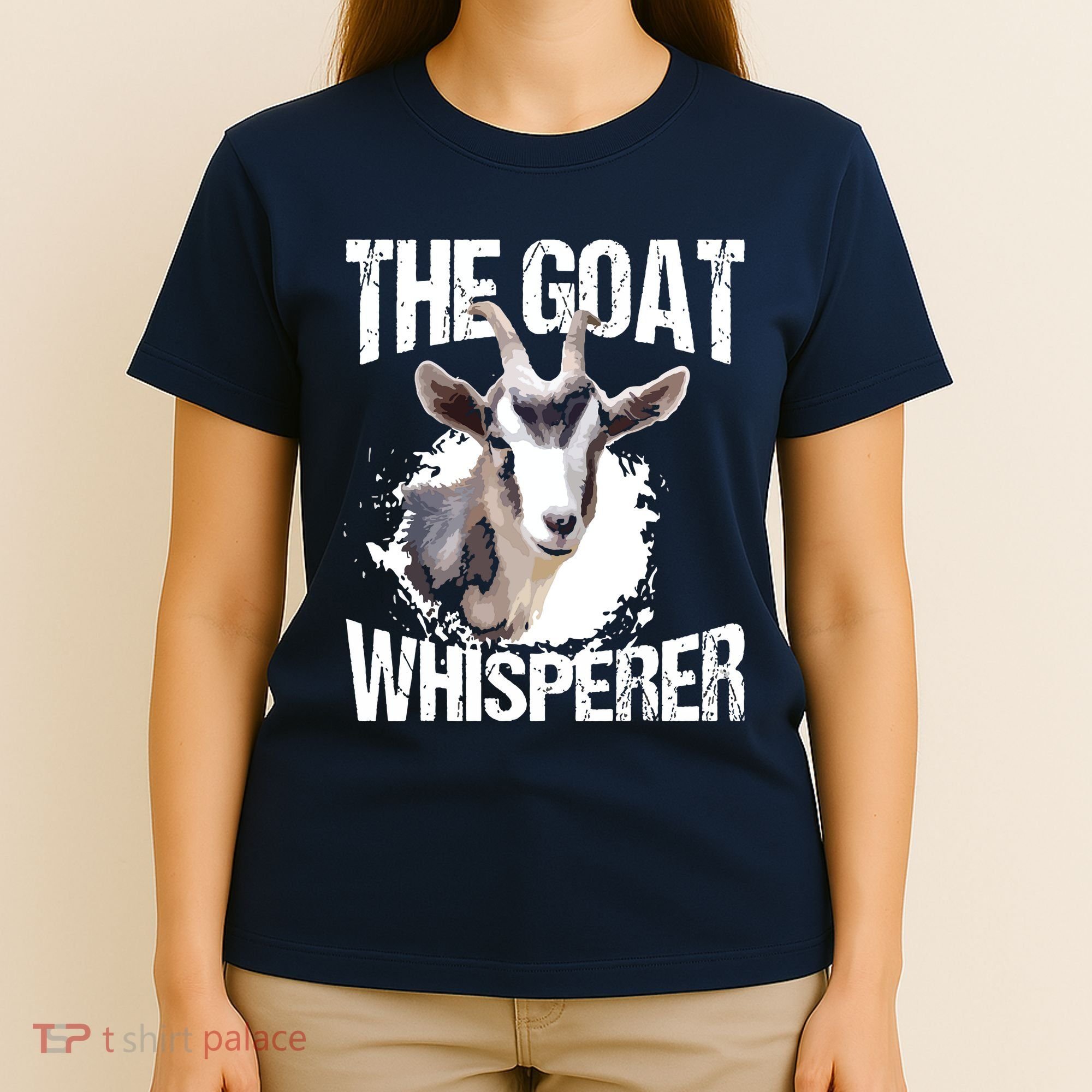 The Goat Whisperer Funny Goat Lover Farmer Gift T-Shirt