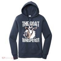 The Goat Whisperer Funny Goat Lover Farmer Gift Women's Hoodie thumb 0