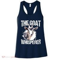 The Goat Whisperer Funny Goat Lover Farmer Gift Women's Tank Top thumb 0