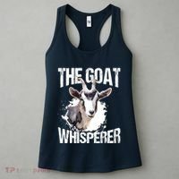 The Goat Whisperer Funny Goat Lover Farmer Gift Women's Tank Top thumb 3