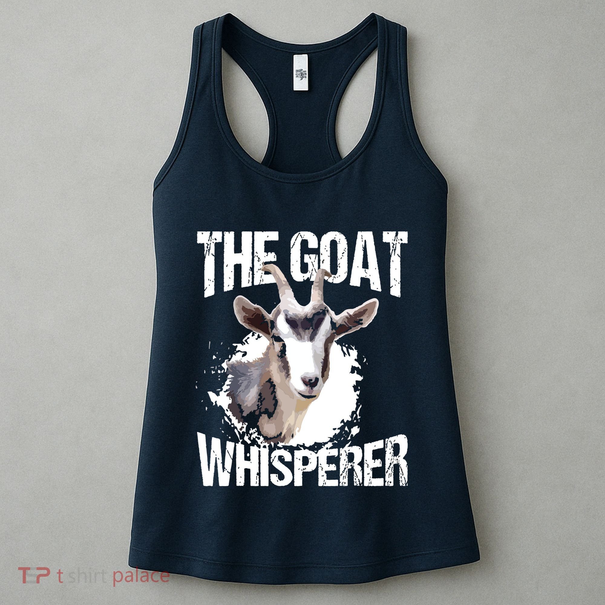 The Goat Whisperer Funny Goat Lover Farmer Gift Women's Tank Top