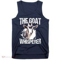 The Goat Whisperer Funny Goat Lover Farmer Gift Tank Top thumb 0
