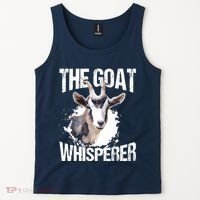 The Goat Whisperer Funny Goat Lover Farmer Gift Tank Top thumb 2
