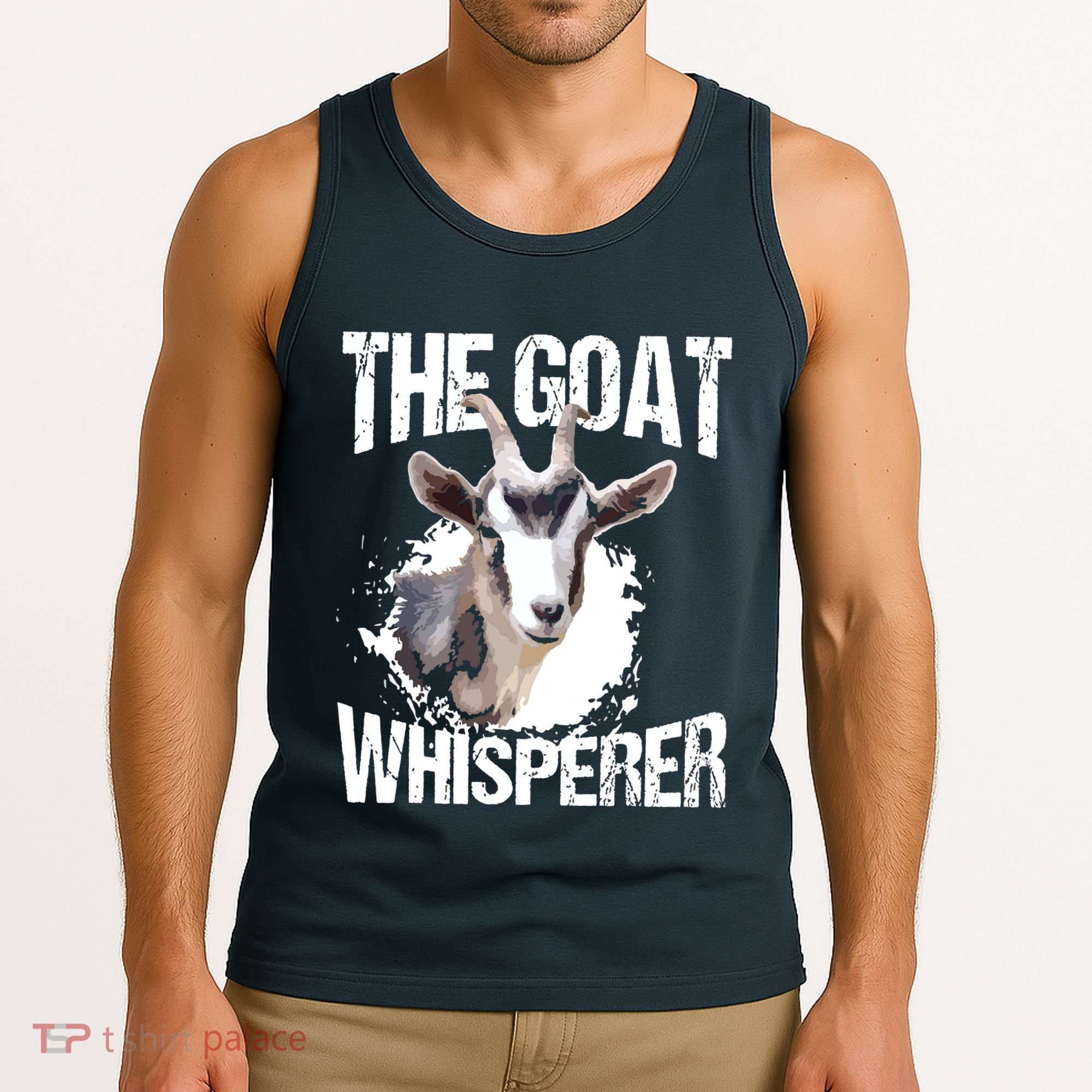 The Goat Whisperer Funny Goat Lover Farmer Gift Tank Top