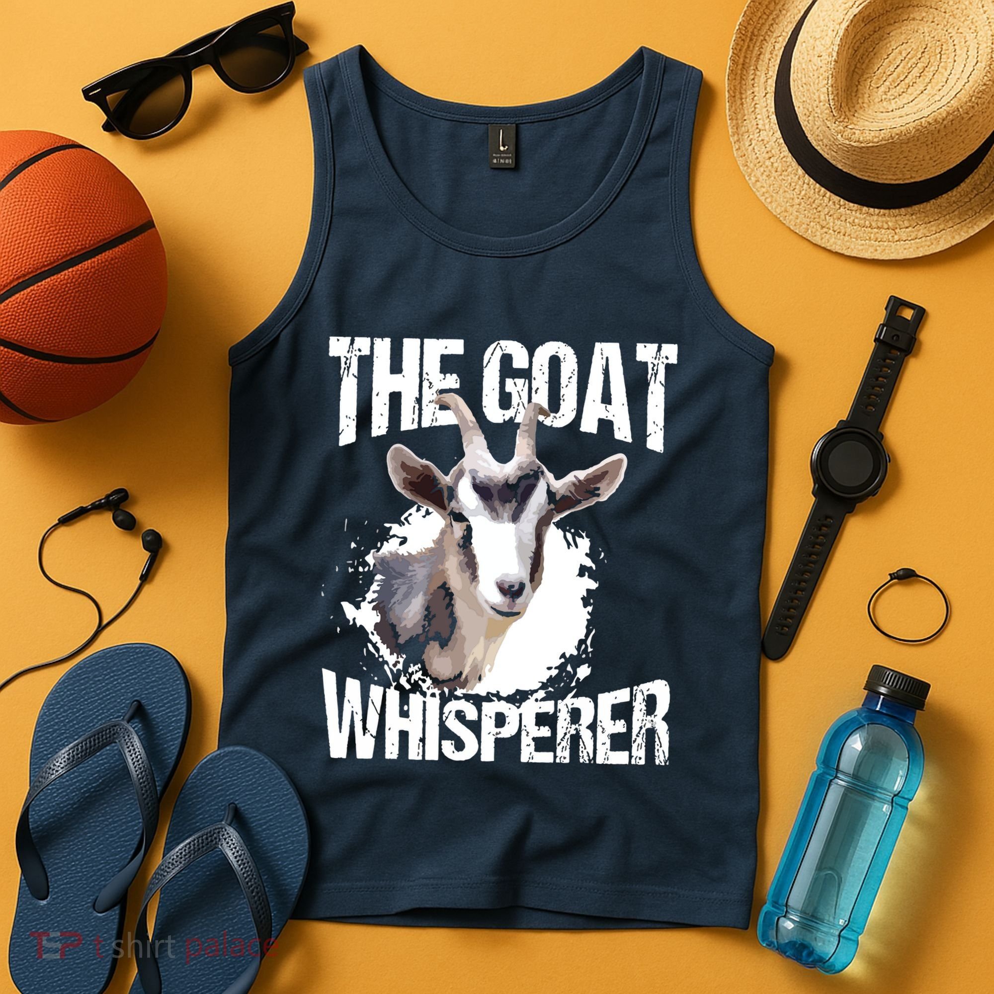 The Goat Whisperer Funny Goat Lover Farmer Gift Tank Top