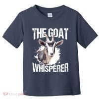 The Goat Whisperer Funny Goat Lover Farmer Gift Toddler T-Shirt thumb 0