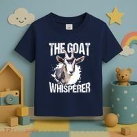 The Goat Whisperer Funny Goat Lover Farmer Gift Toddler T-Shirt thumb 3