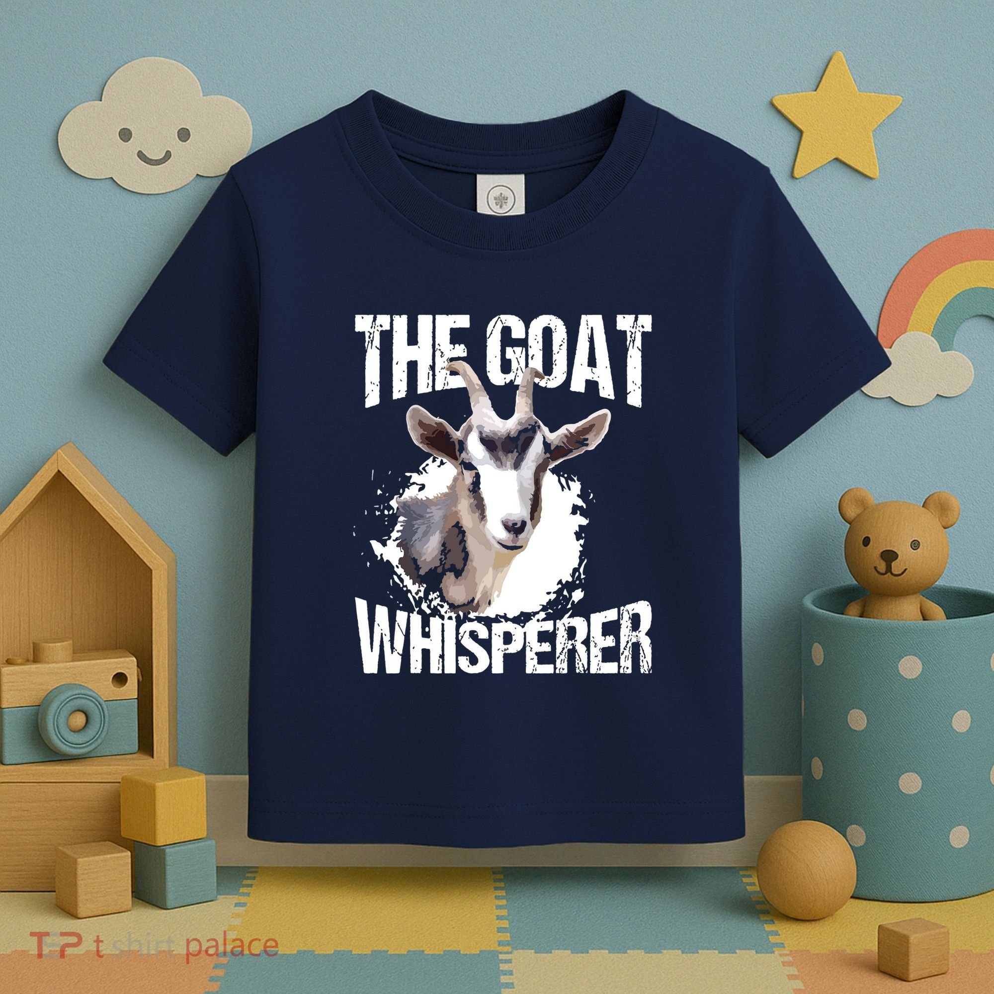 The Goat Whisperer Funny Goat Lover Farmer Gift Toddler T-Shirt
