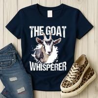 The Goat Whisperer Funny Goat Lover Farmer Gift Women's T-Shirt thumb 3