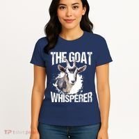 The Goat Whisperer Funny Goat Lover Farmer Gift Women's T-Shirt thumb 4