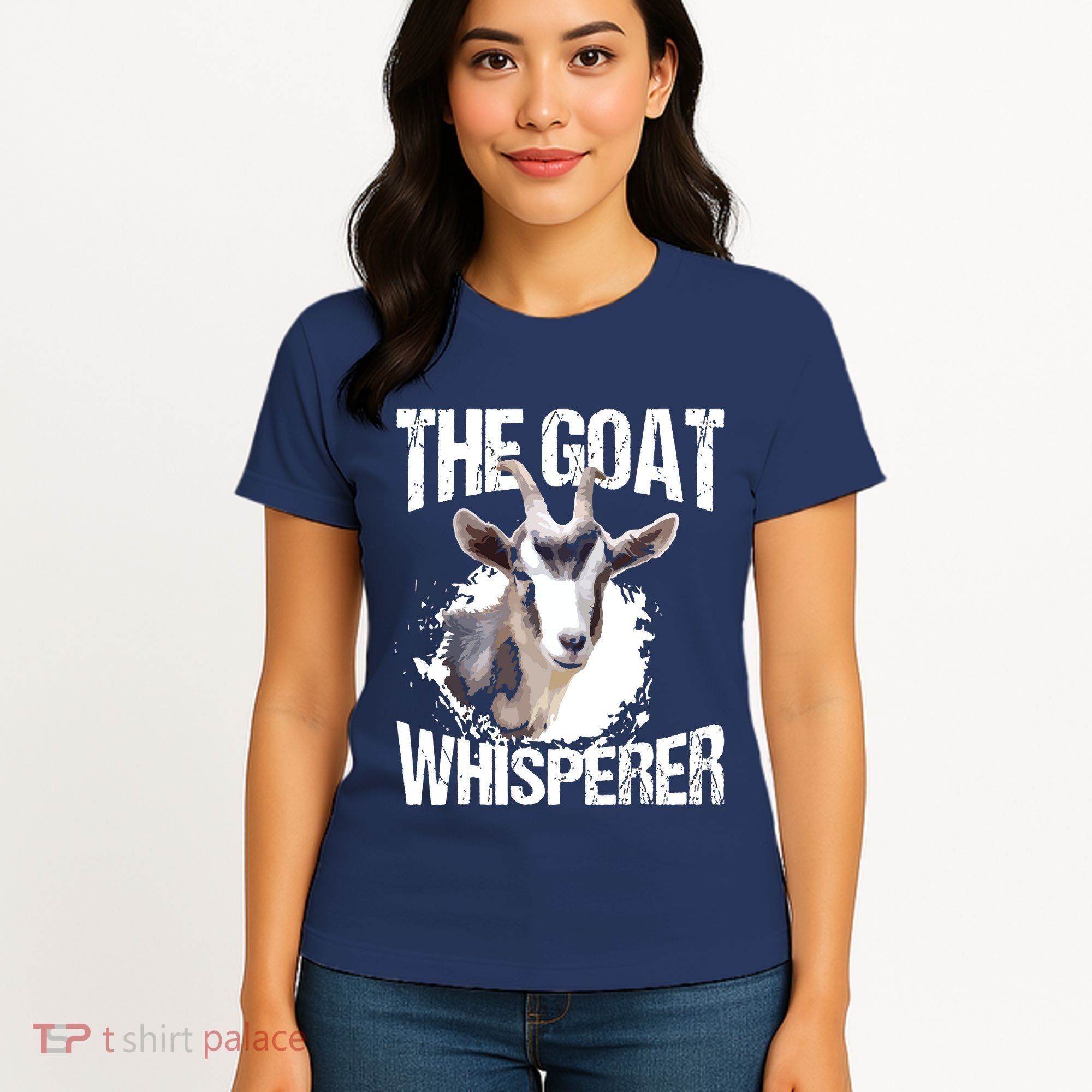The Goat Whisperer Funny Goat Lover Farmer Gift Women's T-Shirt