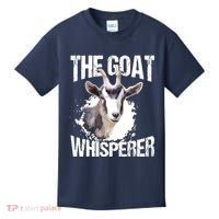 The Goat Whisperer Funny Goat Lover Farmer Gift Kids T-Shirt thumb 0