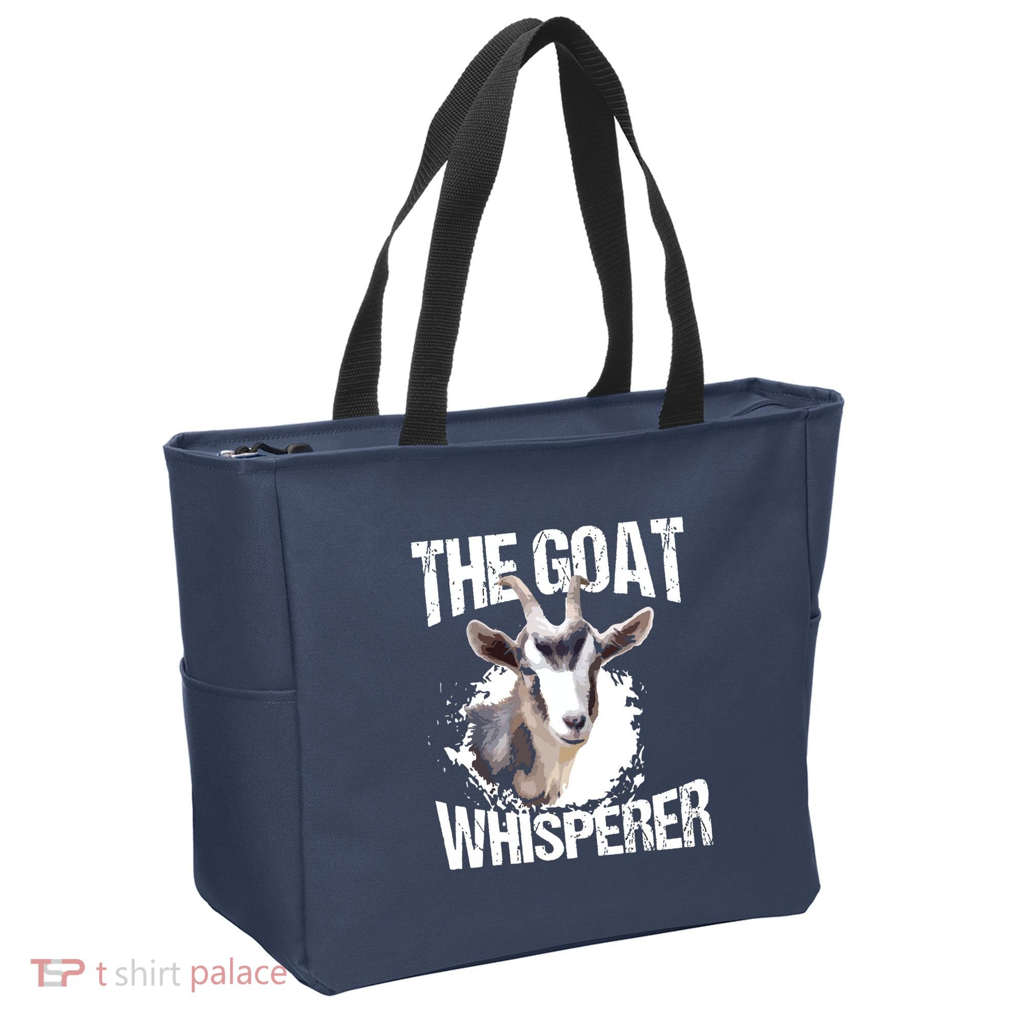 The Goat Whisperer Funny Goat Lover Farmer Gift Tote Bag
