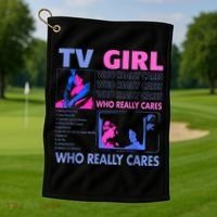 Tv Girl Who Really Care Golf Towel thumb 1