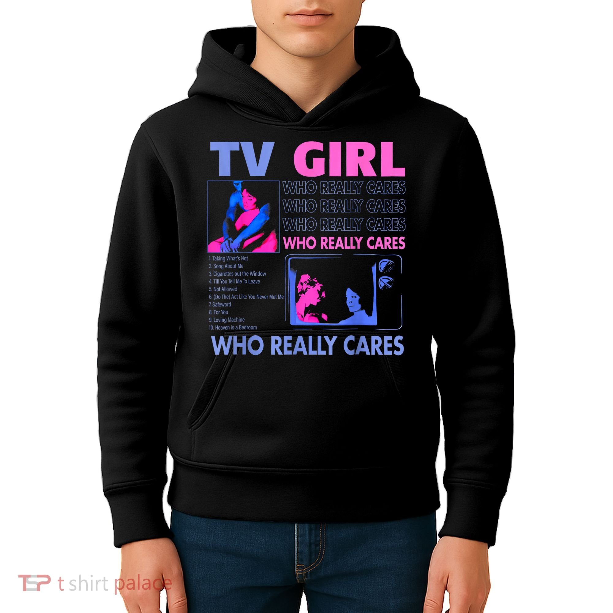 Tv Girl Who Really Care Kids Hoodie